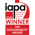 IAPA Winner logos 2022 - The Sustainability Award for Manlift