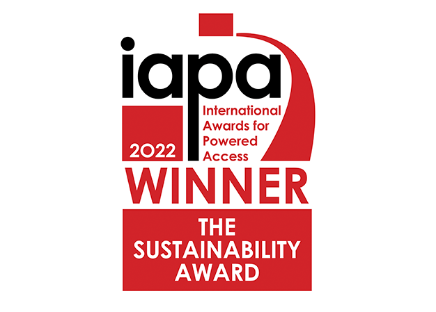 Manlift won IAPA sustainability award 2022