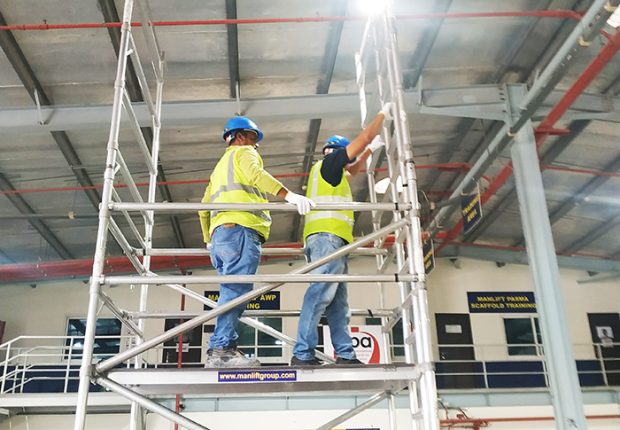 Pasma approved scaffolding Training by Manlift