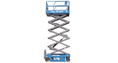 GI　 Genie GS3246 | Scissor lift Rental | 11.8 m Scissor lift for